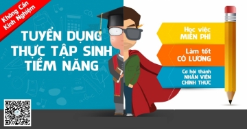 Tuyển sinh viên thực tập Tuyển sinh viên thực tập